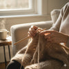 Alpaka Strickwolle im Lifestyle-Setting