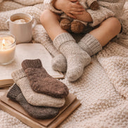 Premium-Kindersocken aus Alpakawolle