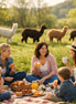 Muttertags-Alpakawanderung mit Picknick