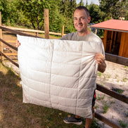 Premium Alpaka Kopfkissen 80x80cm