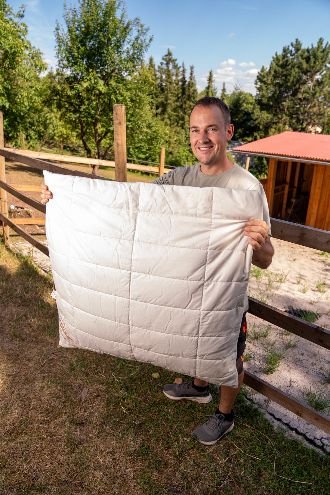 Premium Alpaka Kopfkissen 80x80cm