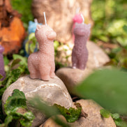 handgemachte Alpakakerze