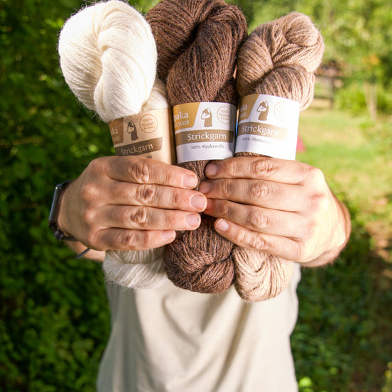 Strickwolle 100% Alpaka
